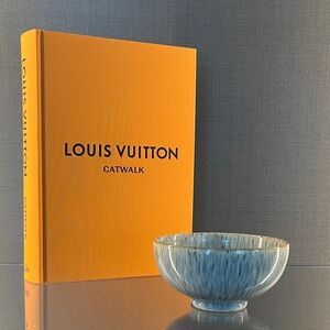 Denby Halo Speckle Rice Bowl, Blue Denby Stoneware Serving Bowl, NWOT.